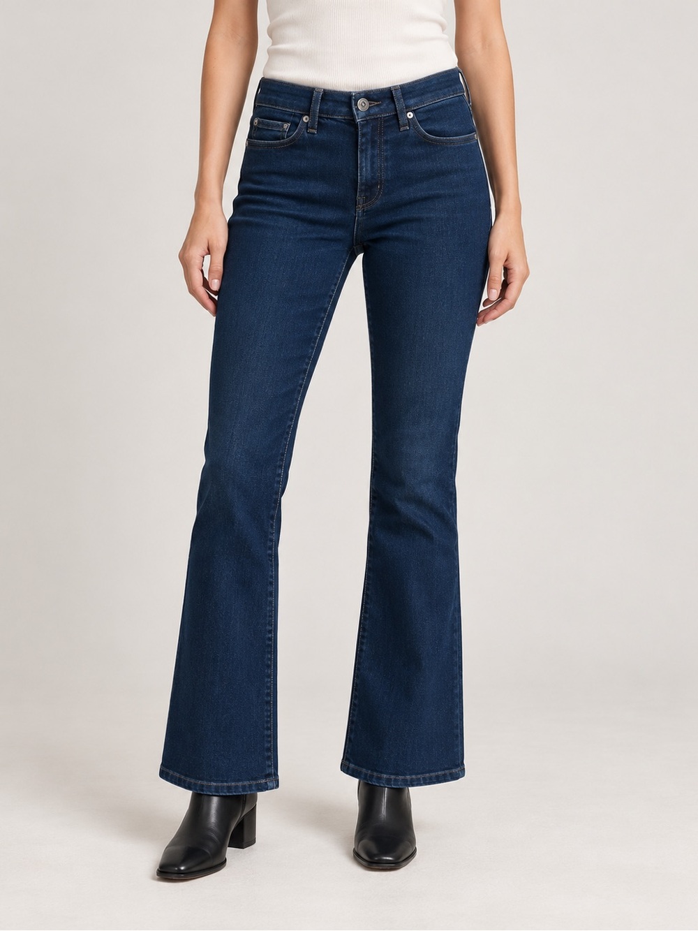 Gap 1969 Perfect Boot Jeans Boot Cut dark deep Blue
